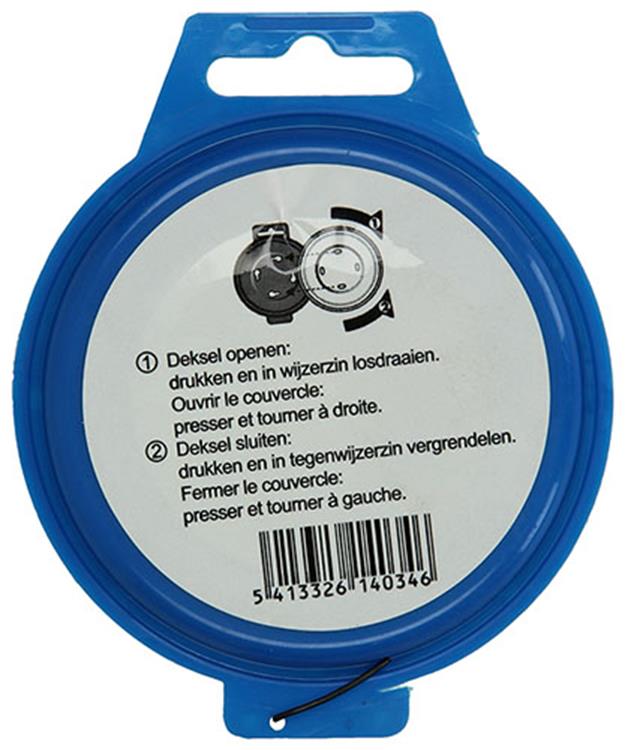 Mack 1015189 - fil de reliure trempé noir. passe-temps ø1mm - 15m | 6 pièces