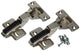 Mack 1013908 - 2 charnières clic automatiques 9mm + croix pl. | 5 pièces