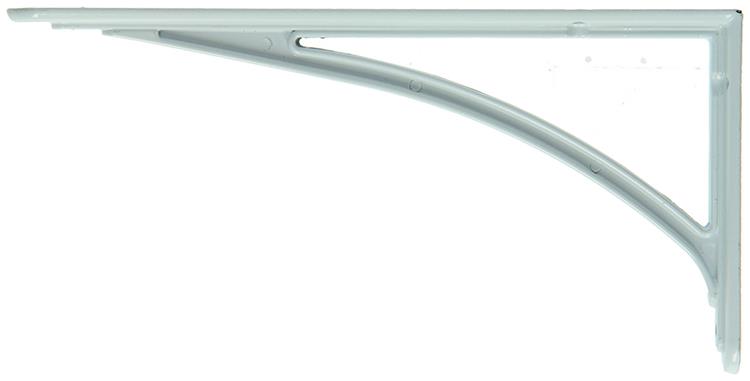 1015317 - semelle conique renforcée alu blanc 250x125 mm | 6 pièces