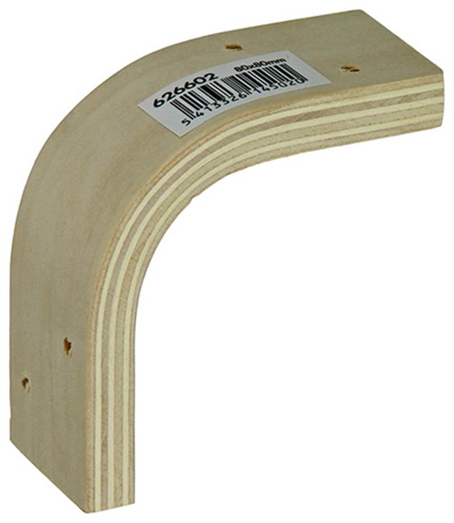 1015320 - console contreplaqué naturel 80x80mm | 10 pièces