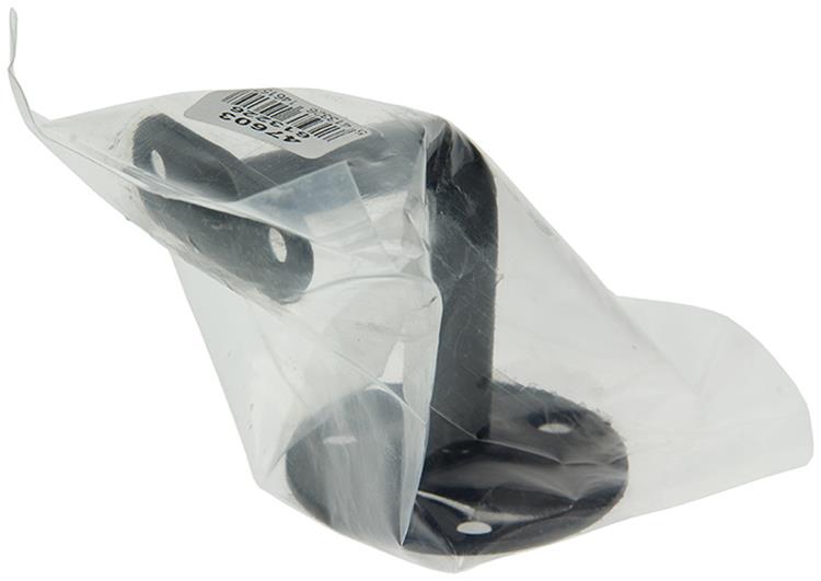 1013933 - support de rampe d'escalier courbé noir | 5 pièces