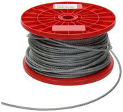 1015568 - câble en acier galvanisé 7x7 100m 4mm largeur 160 kg din en 12385-4 | 100 pièces - afbeelding 2