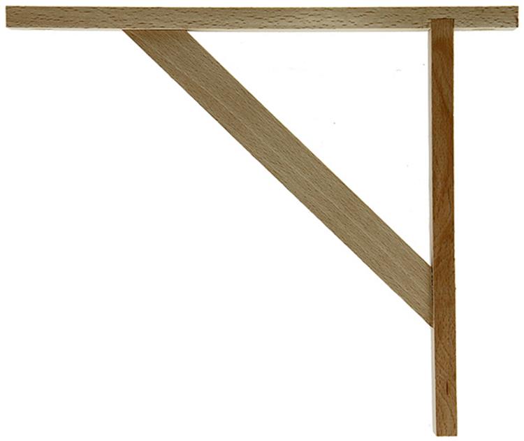 1015579 - console renforcée hêtre 280x230mm | 10 pièces