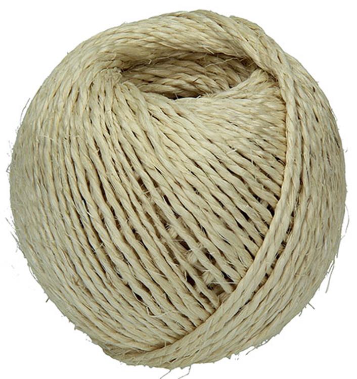 Mack 1013952 - bobine de corde d'emballage en sisal 3mm environ. 45m | 10 pièces