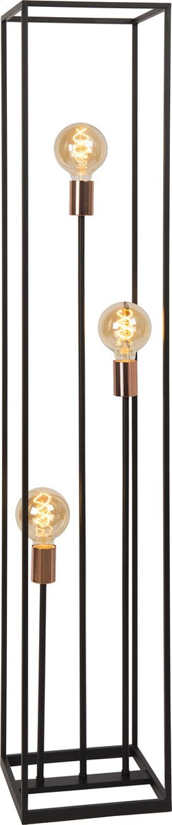 Lucide arthur - lampadaire - 3xe27 - noir