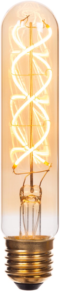 Lucide t32 - lampe à filament - ø 3 cm - led 3 stepdim (mémoire) - e27 - 1x4,9w 2200k - ambre