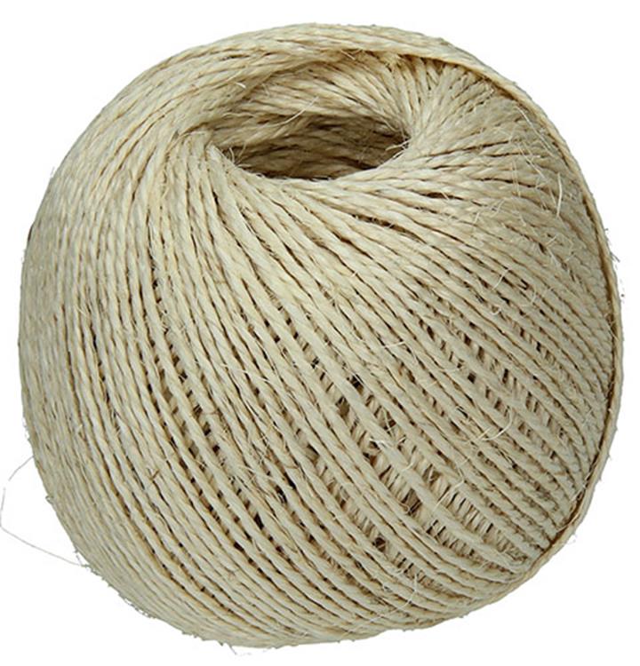 Mack 1013953 - bobine de corde d'emballage en sisal 3mm environ. 90m | 5 pièces