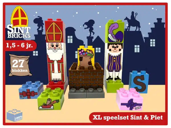 Sintbricks Sint Bricks construisez votre propre Sint et Piet XL