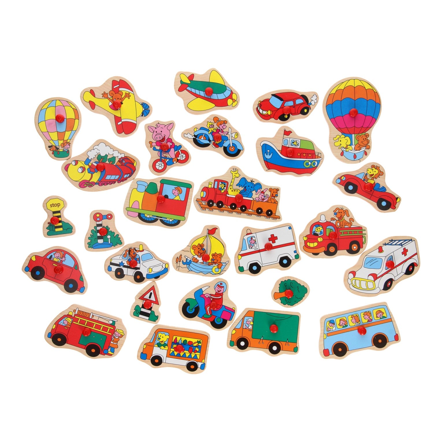 Ferme de puzzle en bois de goujons XL