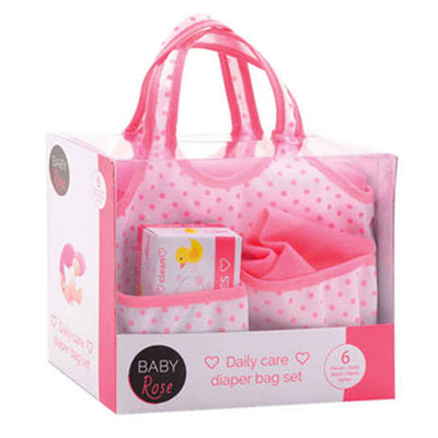 Baby Rose Diaper Sac avec accessoires