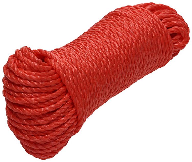 Mack 1013963 - fil pp torsadé orange 4mm 30m | 5 pièces