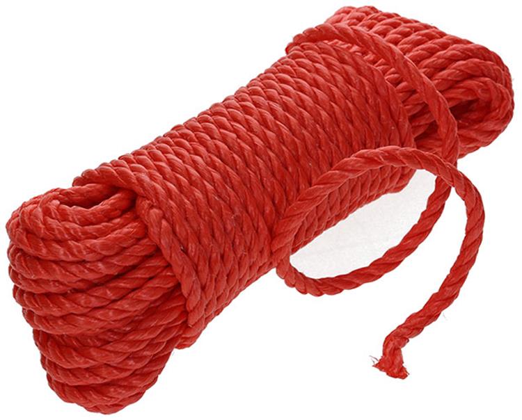 Mack 1013964 - fil pp torsadé orange 6mm 15m | 5 pièces