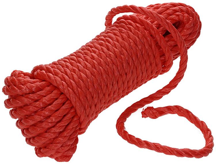 Mack 1013965 - fil pp torsadé orange 8mm 15m | 5 pièces