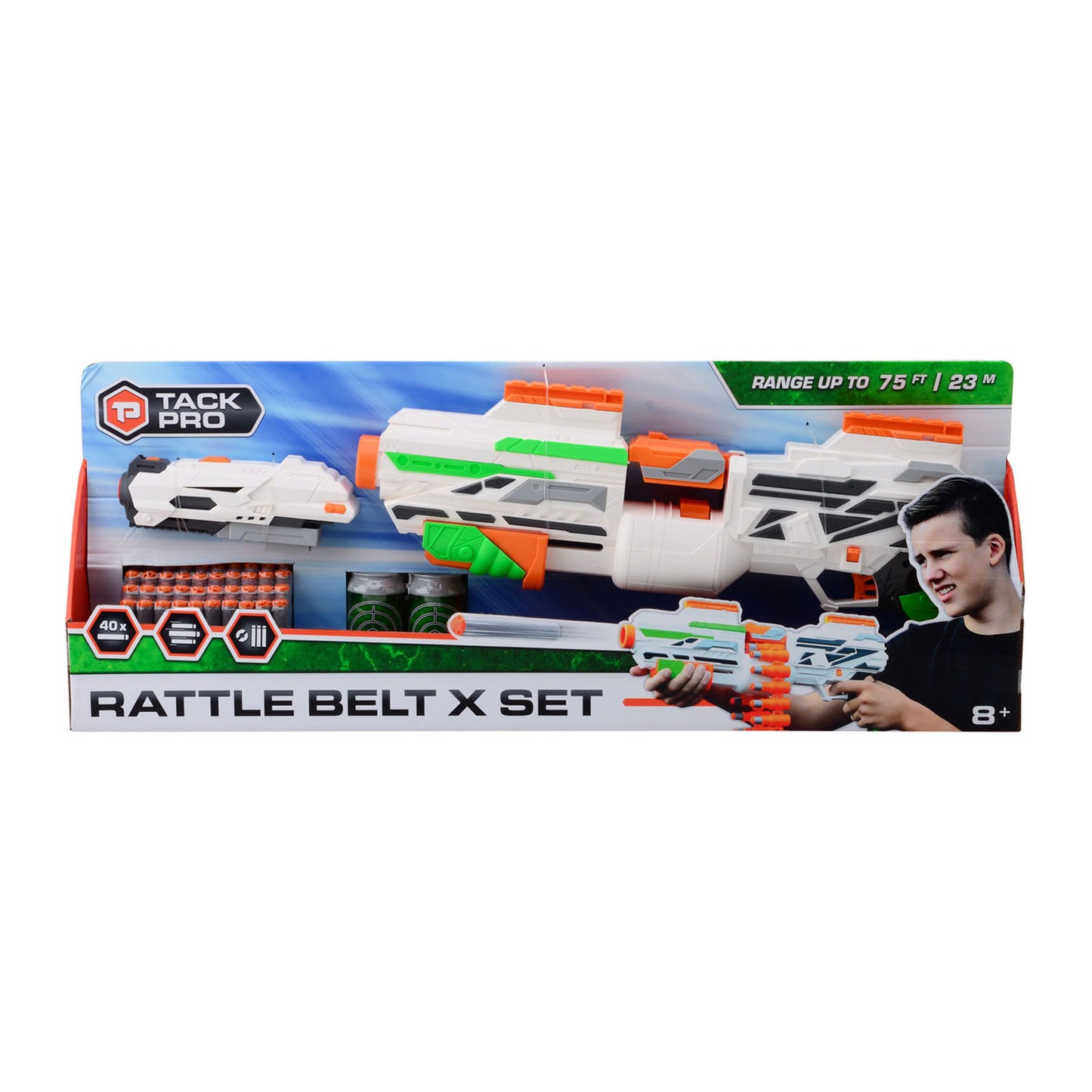 Tack Pro Tack Rattle Belt X Set avec 40 fléchettes et accessoires