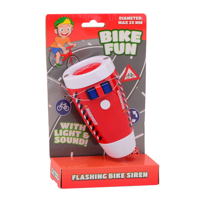 Brigade de pompiers à LED amusante à vélo avec sirène
