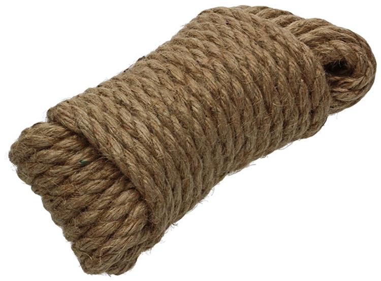 Mack 1013967 - corde de jute brin torsadé 8mm 10m | 5 pièces