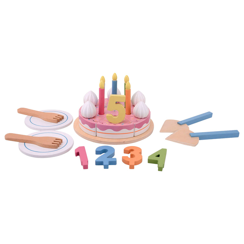 Jeu de jeu de gâteau d'anniversaire Joueco