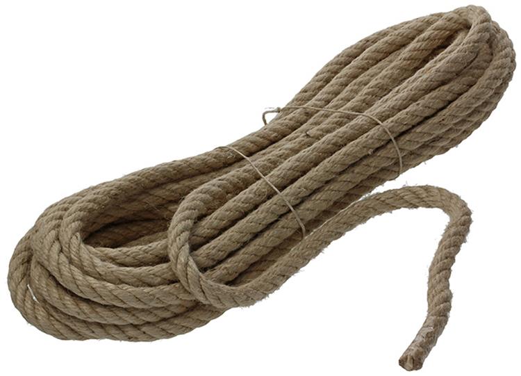 Mack 1013969 - corde de jute brin torsadé 12mm 10m | 5 pièces