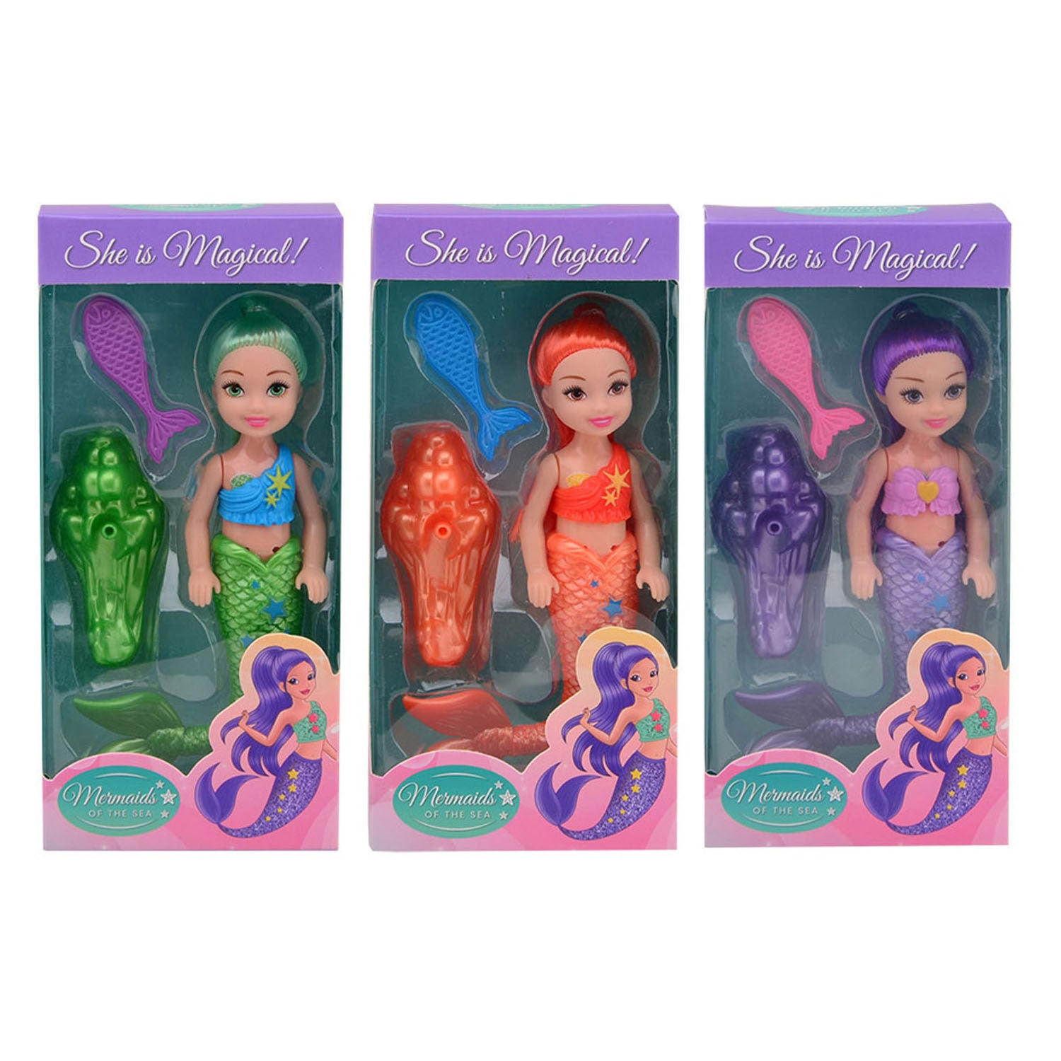 Sirène mini-poupée