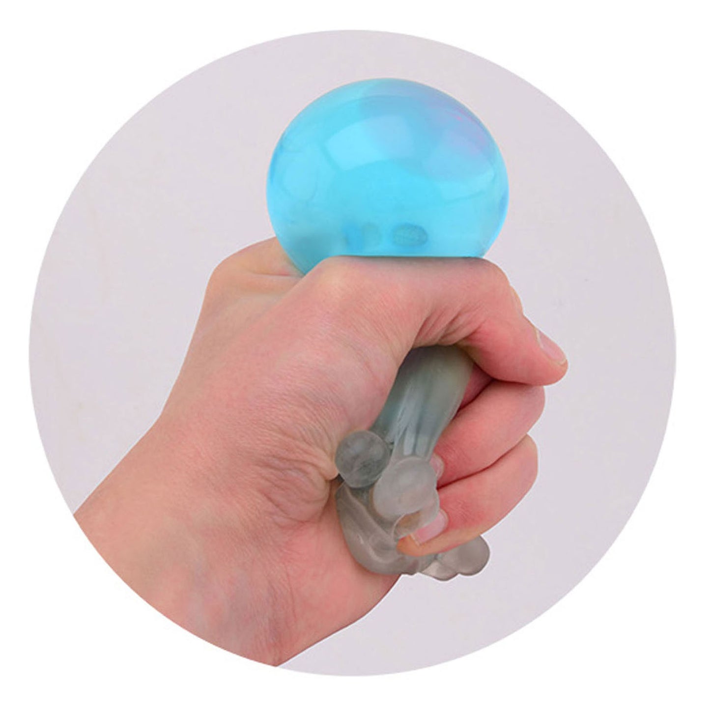 Calmars de stress transparent Johntoy