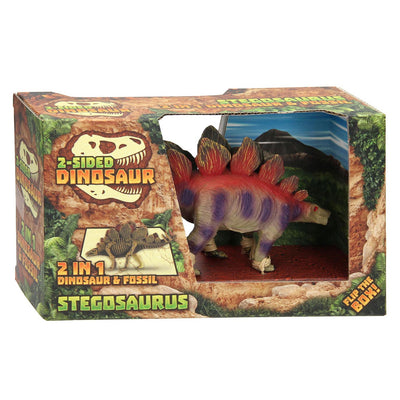 Johntoy monde animal dinosaure recto-verso - stégosaure