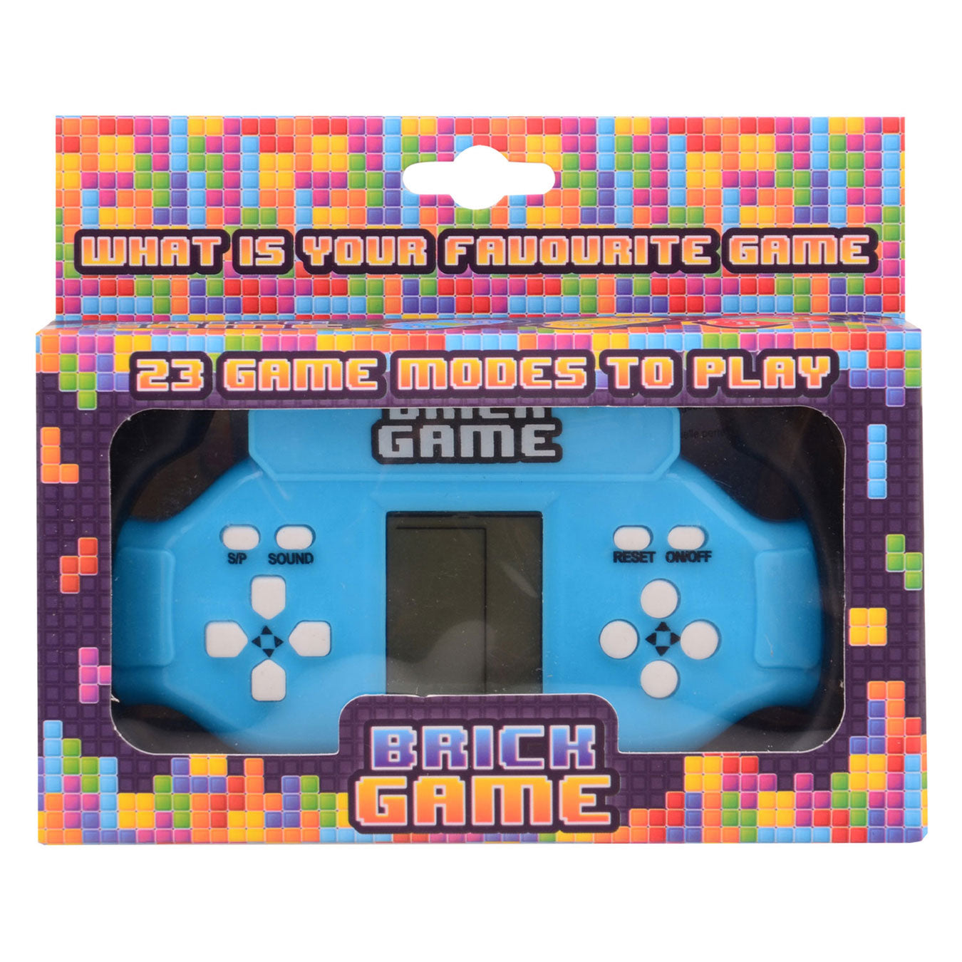 Jeu de brique de console de jeu portable Johntoy