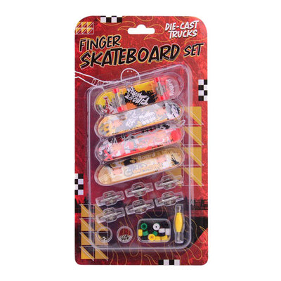 SET JOHNTOY FINGERSKATEBOED, 4DLG.