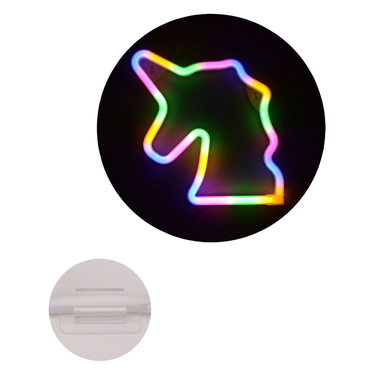 Lampe arc-en-ciel de Johntoy Unicorn avec USB