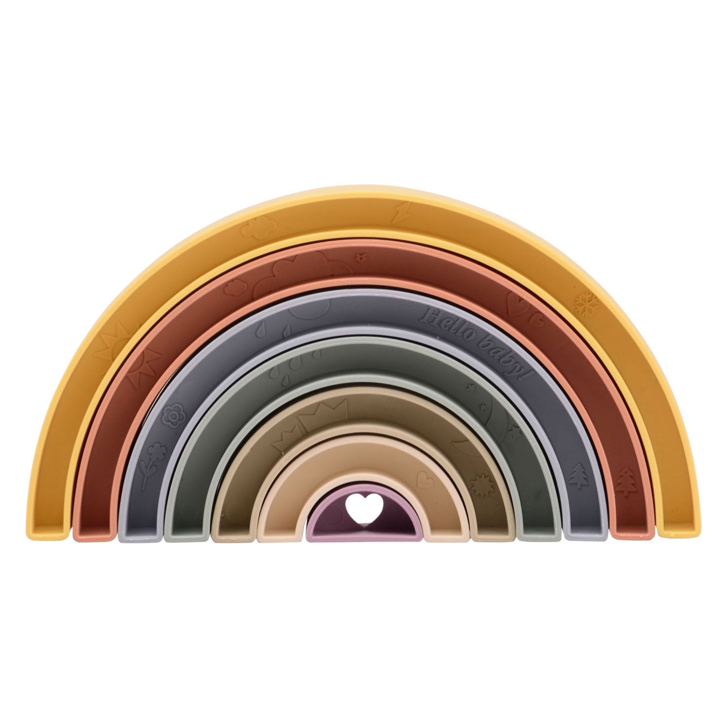 Johtoy Happy World Bio Plastic Stack Rainbow