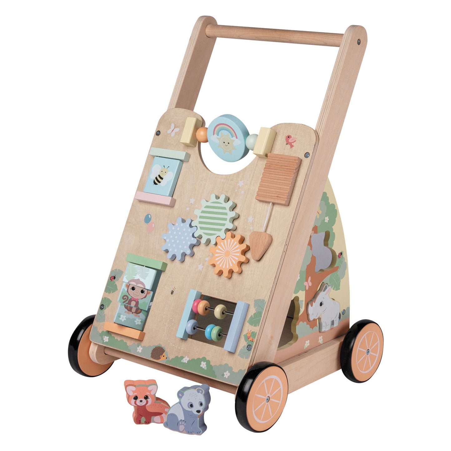 Joueco les Wildies Houten Activités Baby Walker