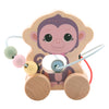 Joueco The Wildies Animal en bois avec piste de perles