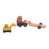 Remorque en bois jouéco avec excavatrice - afbeelding 3