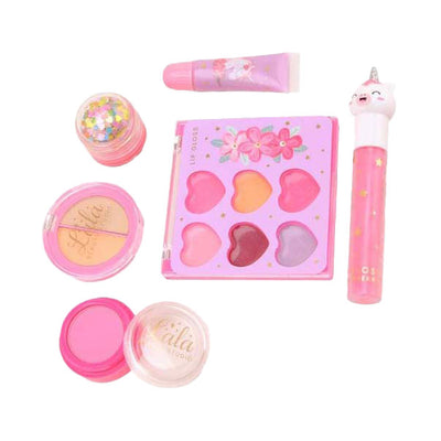 Ensemble de maquillage Johntoy Lala dans un sac à dos licorne