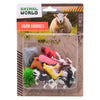 Johntoy animaux de la ferme jouer ensemble 12 pièces sur carte