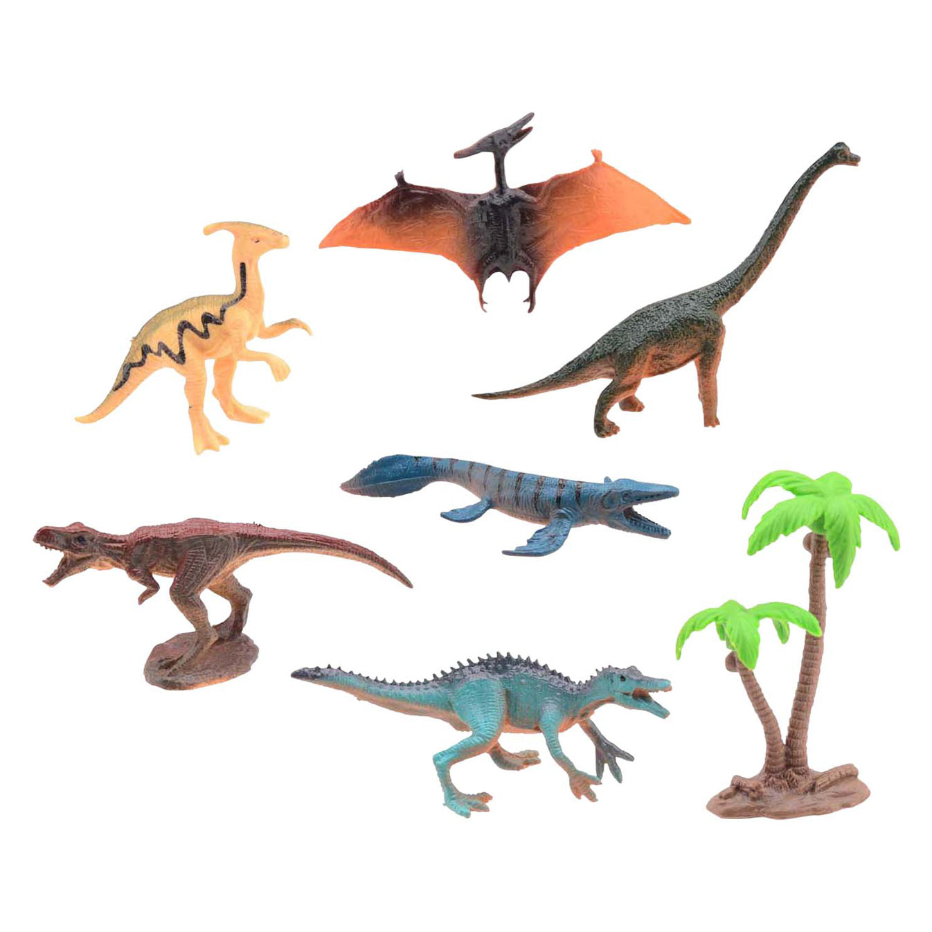 Monde animal Johntoy - ensemble de jeu dinosaure, 7 pièces.