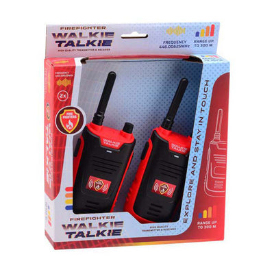 Johntoy talkie-walkie pompiers 300m