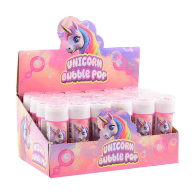Souffleur de bulles licorne Johntoy - 24 pcs