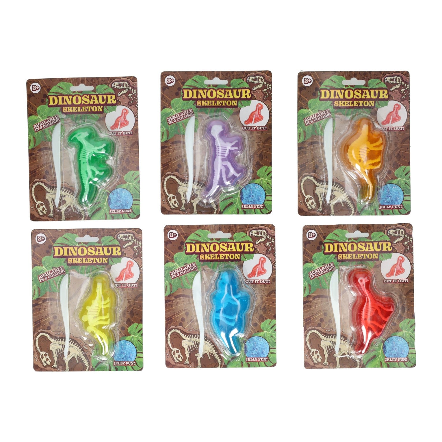 Johntoy a découpé le squelette dino slime