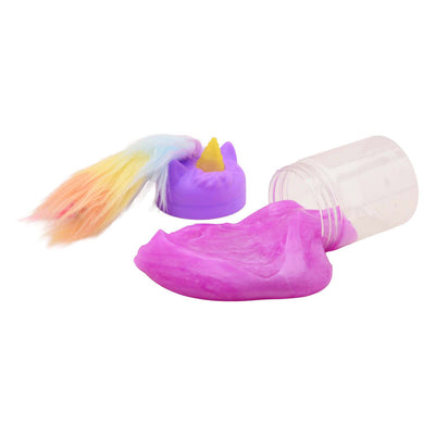 Mastic licorne aux cheveux pelucheux fou Johntoy