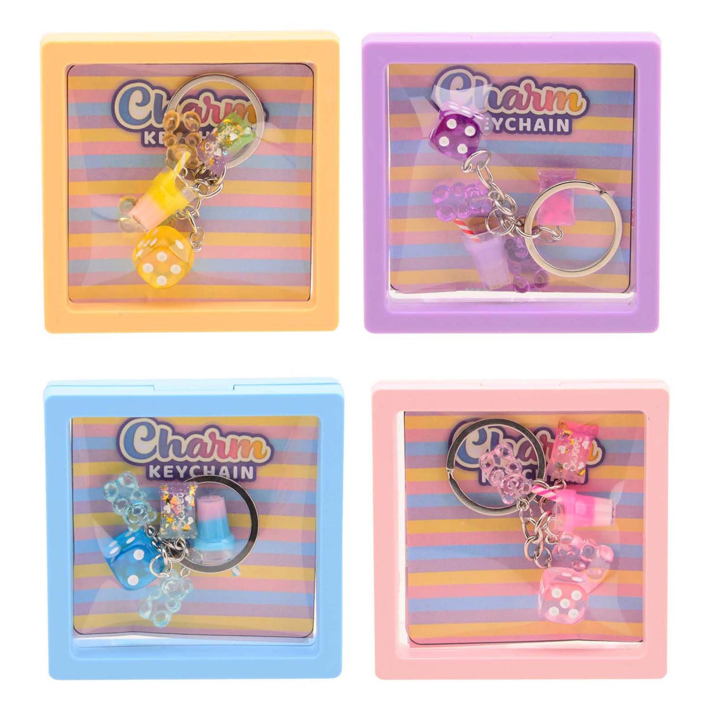 Johntoy fabuleux mini porte-clés à breloques