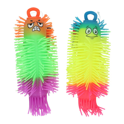 Ver pelucheux multicolore Johntoy - 21cm