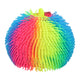 Johntoy grande boule pelucheuse arc-en-ciel - 22cm