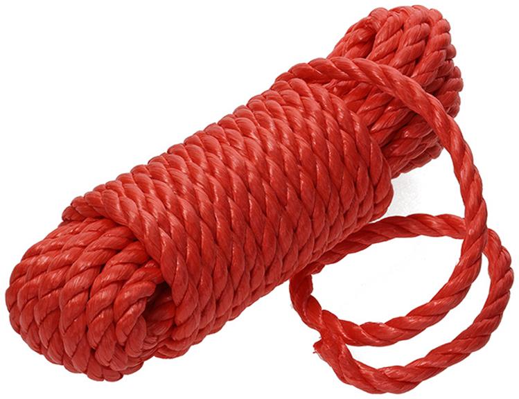 Mack 1014010 - fil pp torsadé orange 10mm 10m | 5 pièces