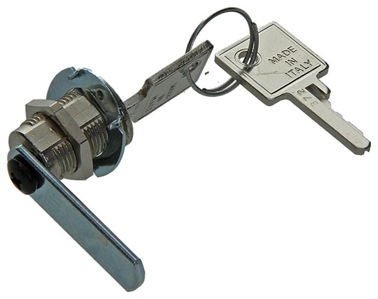 Mack 1014020 - serrure pour armoire aux lettres nickelée 20 mm | 5 pièces