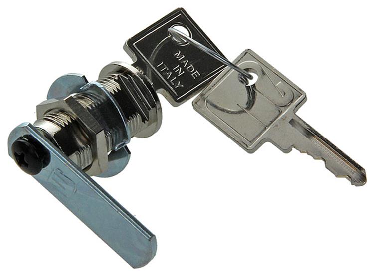 Mack 1014021 - serrure pour armoire aux lettres nickelée 25 mm | 5 pièces
