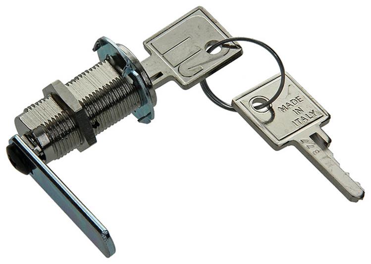 Mack 1014022 - serrure pour armoire aux lettres nickelée 30 mm | 5 pièces