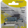 Mack 1014022 - serrure pour armoire aux lettres nickelée 30 mm | 5 pièces