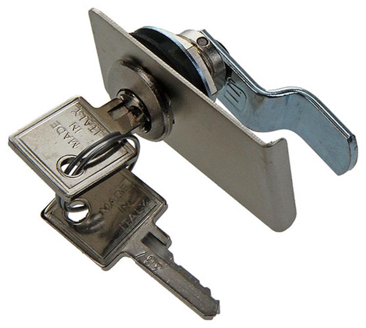 Mack 1014023 - serrure à cylindre en saillie pour porte en verre 16 mm | 5 pièces