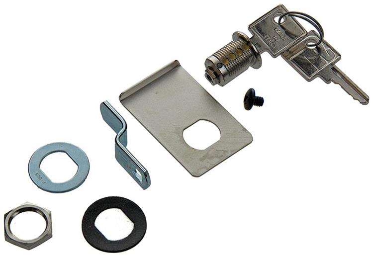 Mack 1014023 - serrure à cylindre en saillie pour porte en verre 16 mm | 5 pièces