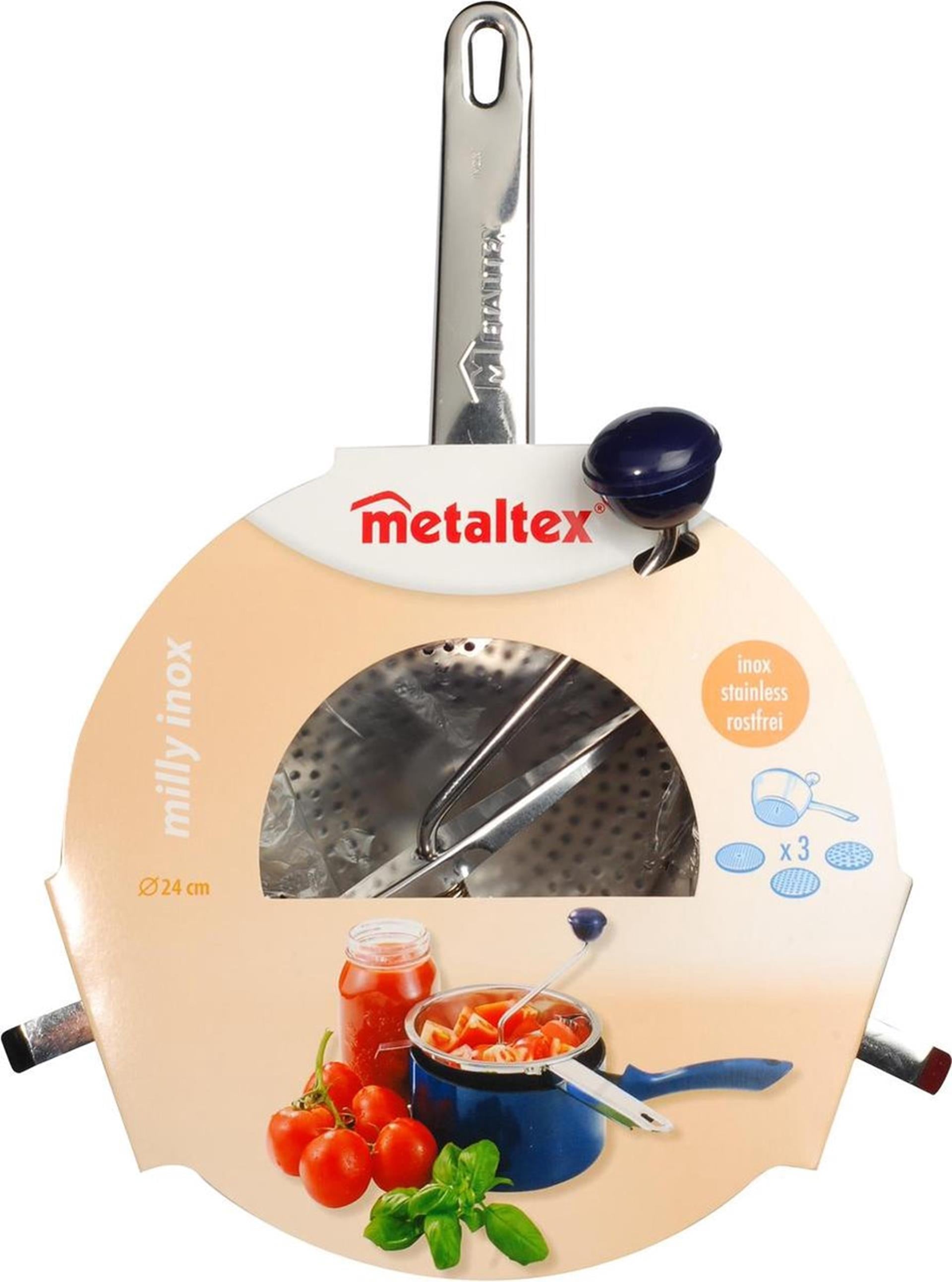 Tamis passant inox Metaltex 24cm